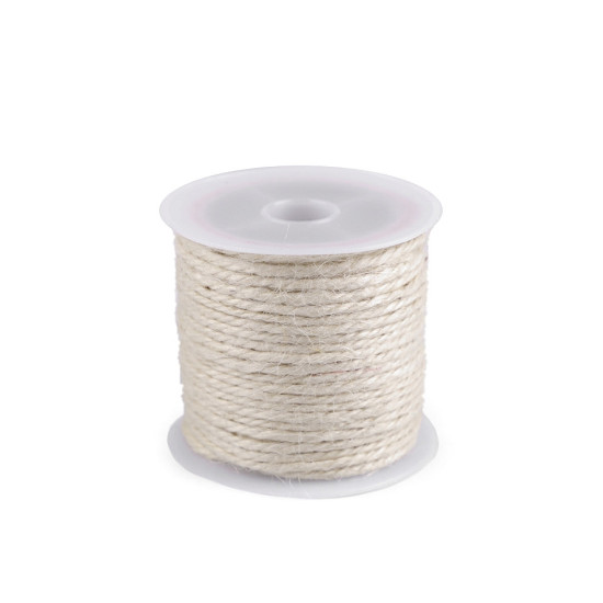 Sfoară sisal, ø2 mm - Verde brad (24 Bucăți)