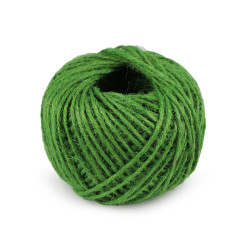 Sfoară iută, ø2 mm - Verde (1 Bucată)