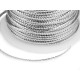 Șnur plat lurex, gol în interior, lățime 2 mm - Argintiu (8 Bucăți) Șnur plat lurex, gol în interior, lățime 2 mm - Argintiu (8 Bucăți)