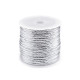Șnur plat lurex, gol în interior, lățime 2 mm - Argintiu (8 Bucăți) Șnur plat lurex, gol în interior, lățime 2 mm - Argintiu (8 Bucăți)