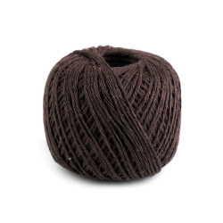 Snur bumbac macrame, ø2 mm - Maro închis (1 Bucată)