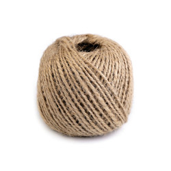 Sfoară iută, ø1 mm - Ecru natural (1 Bucată)