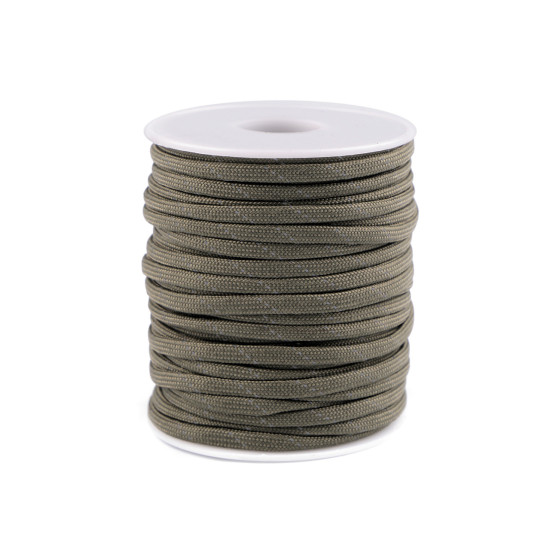 Cordelină paracord cu fir reflectorizant, ø4 mm - Roz (100 Metri) Cordelină paracord cu fir reflectorizant, ø4 mm - Roz (100 Metri)