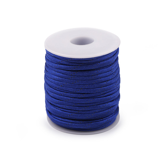 Cordelină paracord cu fir reflectorizant, ø4 mm - Roz (100 Metri) Cordelină paracord cu fir reflectorizant, ø4 mm - Roz (100 Metri)