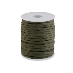Cordelină paracord, ø4 mm - Verde kaki (100 Metri)