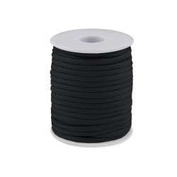 Cordelină paracord, ø4 mm - Negru (100 Metri)