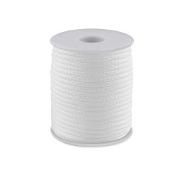 Cordelină paracord, ø4 mm - Alb (100 Metri)