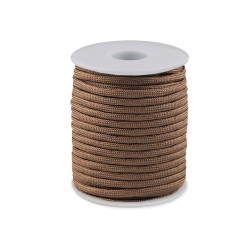 Cordelină paracord, ø4 mm - Maro (100 Metri)
