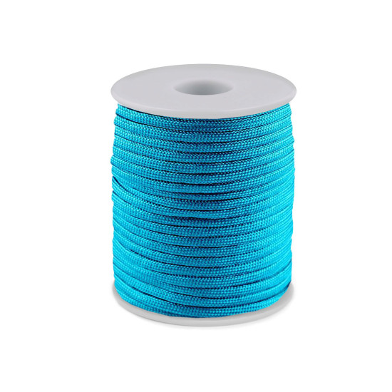 Cordelină paracord, ø4 mm - Turcoaz (100 Metri) Cordelină paracord, ø4 mm - Turcoaz (100 Metri)