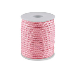 Cordelină paracord, ø4 mm - Roz pudrat (100 Metri)