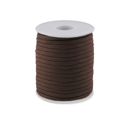 Cordelină paracord, ø4 mm - Maro ciocolatiu (100 Metri)