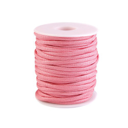 Cordelină paracord, ø4 mm - Roz deschis (100 Metri)