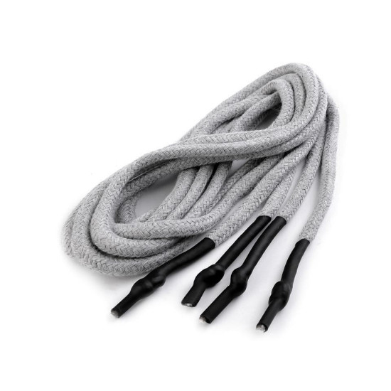 Șiret glugă / șnur hanorac, lungime 130-140 cm - Negru (2 Bucăți) Șiret glugă / șnur hanorac, lungime 130-140 cm - Negru (2 Bucăți)