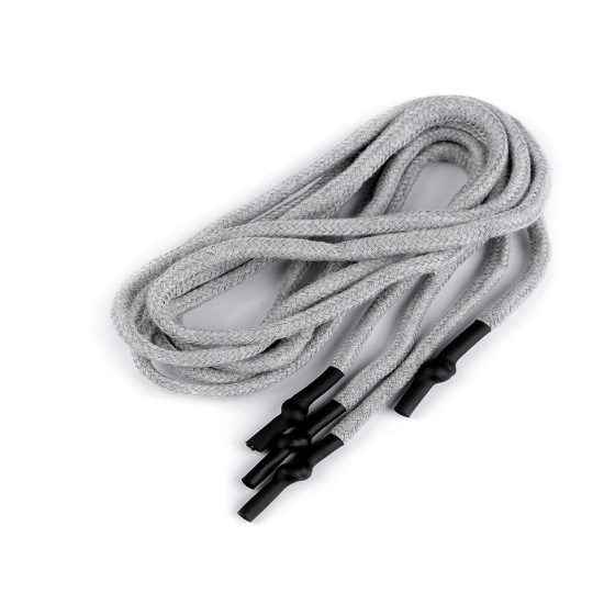 Șiret glugă / șnur hanorac, lungime 130-140 cm - Negru (2 Bucăți) Șiret glugă / șnur hanorac, lungime 130-140 cm - Negru (2 Bucăți)