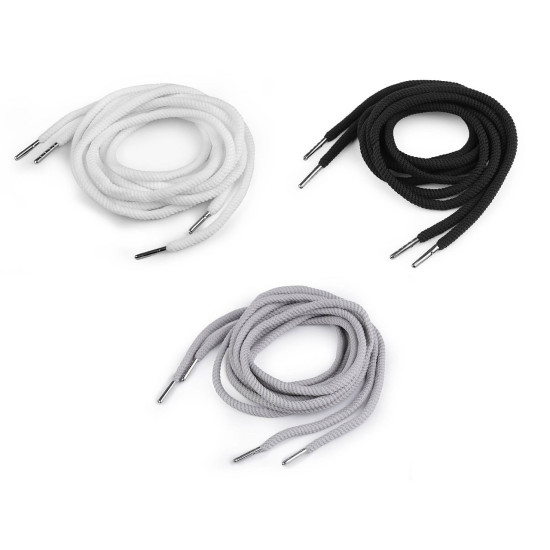 Șiret glugă / șnur hanorac, lungime 130 cm - Negru (2 Bucăți) Șiret glugă / șnur hanorac, lungime 130 cm - Negru (2 Bucăți)