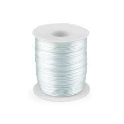 Șnur satinat, ø1 mm - Bleu gheață (1 Bucată)