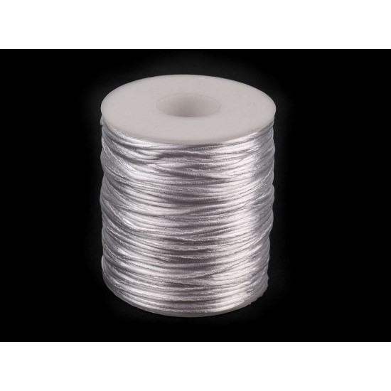 Șnur satinat, ø1 mm - Galben narcisă (1 Bucată) Șnur satinat, ø1 mm - Galben narcisă (1 Bucată)