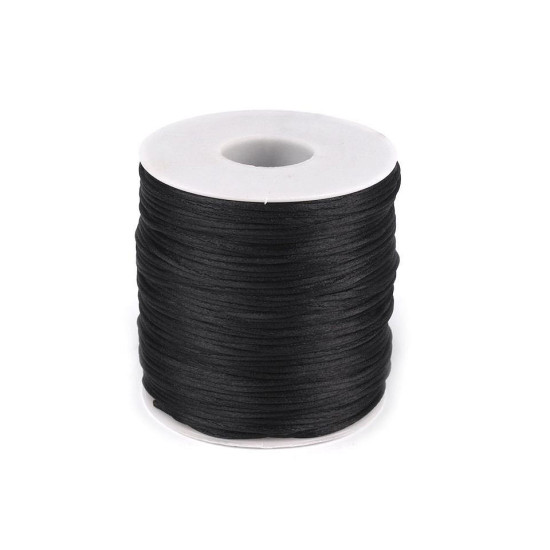 Șnur satinat, ø1 mm - Galben narcisă (1 Bucată) Șnur satinat, ø1 mm - Galben narcisă (1 Bucată)
