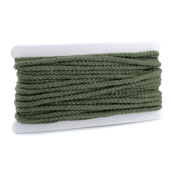 Șnur bumbac, ø6 mm - Roz pudrat (10 Metri) Șnur bumbac, ø6 mm - Roz pudrat (10 Metri)