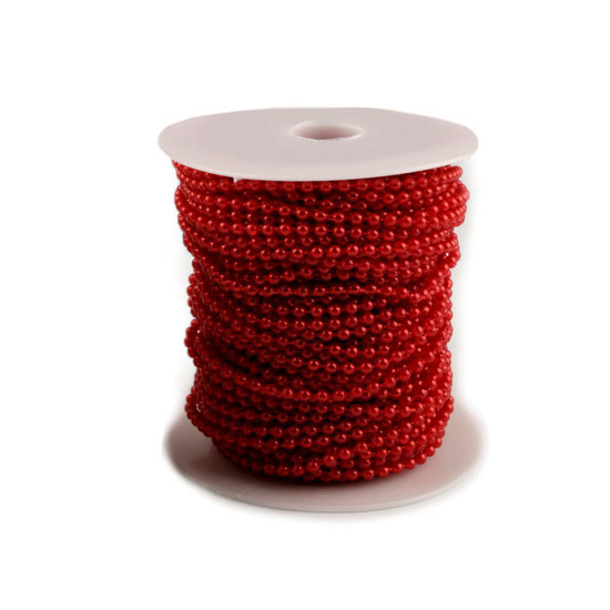 Perle șirag, ø3 mm - Argintiu (100 Metri) Perle șirag, ø3 mm - Argintiu (100 Metri)