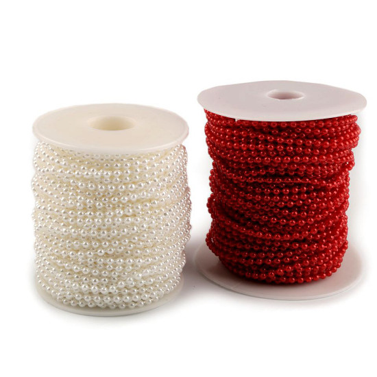 Perle șirag, ø3 mm - Argintiu (100 Metri) Perle șirag, ø3 mm - Argintiu (100 Metri)