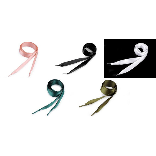 Șireturi satinate, lungime 110 cm - Verde kaki (10 Bucăți) Șireturi satinate, lungime 110 cm - Verde kaki (10 Bucăți)