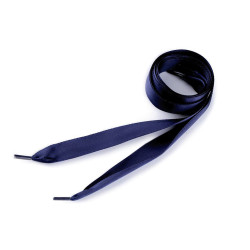 Șireturi satinate, lungime 110 cm - Albastru închis (10 Bucăți)