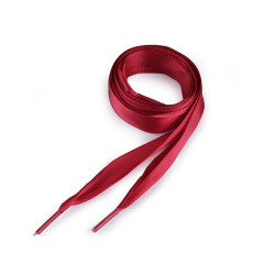 Șireturi satinate, lungime 110 cm - Bordo (10 Bucăți)