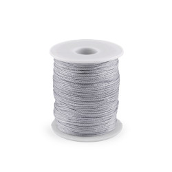 Șnur jaluzele / șnur înșirat mărgele - Gri neutral (100 Metri)