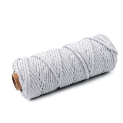 Șnur gros, ø5 mm - Gri porumbel (10 Metri)