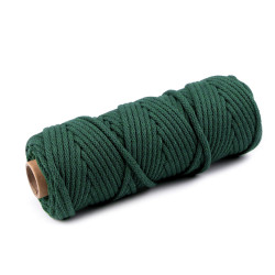 Șnur gros, ø5 mm - Verde pădurar (10 Metri)