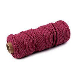 Șnur gros, ø5 mm - Ametist închis (10 Metri)