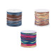 Șnur bumbac multicolor, ø1 mm - Albastru delta (1 Bucată) Șnur bumbac multicolor, ø1 mm - Albastru delta (1 Bucată)