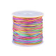 Șnur bumbac multicolor, ø1 mm - Albastru delta (1 Bucată) Șnur bumbac multicolor, ø1 mm - Albastru delta (1 Bucată)