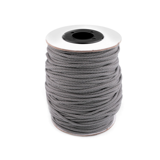 Snur reflectorizant, ø5 mm - Negru (100 Metri) Snur reflectorizant, ø5 mm - Negru (100 Metri)