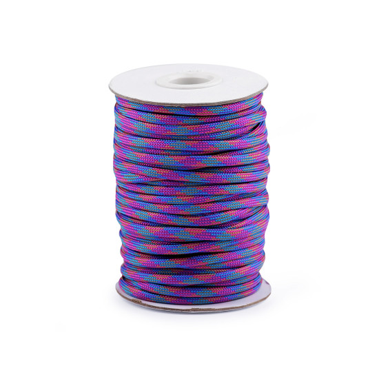 Cordelină paracord, ø4 mm - Purple-pink (100 Metri) Cordelină paracord, ø4 mm - Purple-pink (100 Metri)