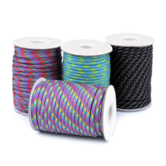 Cordelină paracord, ø4 mm - Purple-pink (100 Metri) Cordelină paracord, ø4 mm - Purple-pink (100 Metri)