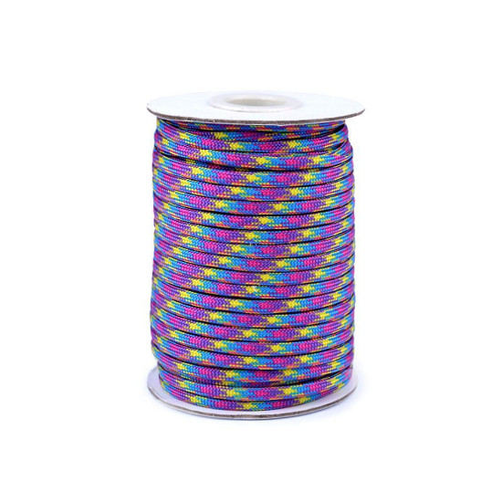 Cordelină paracord, ø4 mm - Purple-pink (100 Metri) Cordelină paracord, ø4 mm - Purple-pink (100 Metri)
