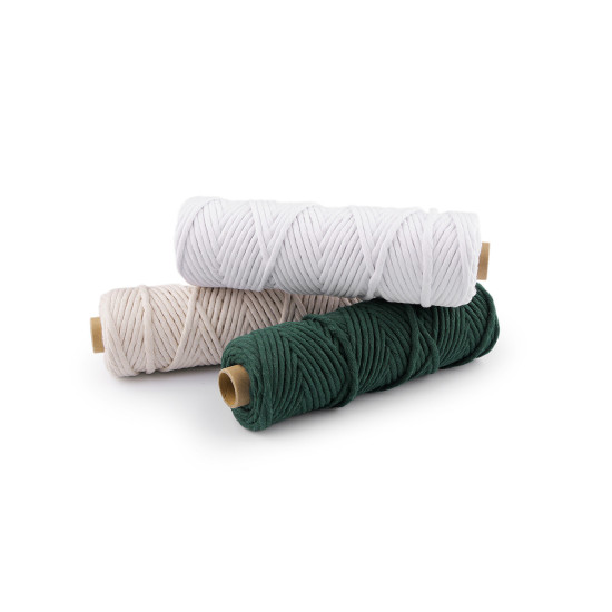 Șnur de bumbac macrame ø3 mm - Gri foarte deschis (50 Metri) Șnur de bumbac macrame ø3 mm - Gri foarte deschis (50 Metri)