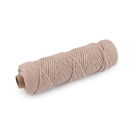 Șnur de bumbac macrame ø3 mm - Gri foarte deschis (50 Metri) Șnur de bumbac macrame ø3 mm - Gri foarte deschis (50 Metri)