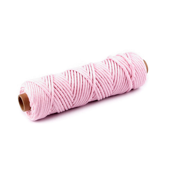 Șnur de bumbac macrame ø3 mm - Gri foarte deschis (50 Metri) Șnur de bumbac macrame ø3 mm - Gri foarte deschis (50 Metri)