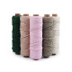 Șnur de bumbac macrame ø3 mm - Gri foarte deschis (50 Metri) Șnur de bumbac macrame ø3 mm - Gri foarte deschis (50 Metri)