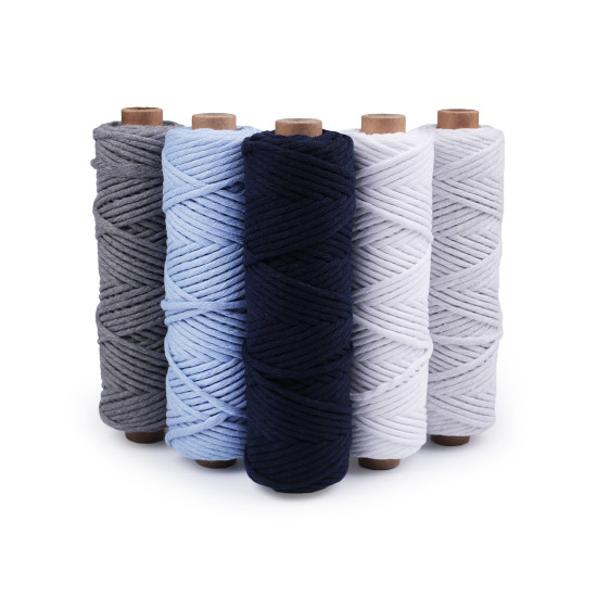 Șnur de bumbac macrame ø3 mm - Gri foarte deschis (50 Metri) Șnur de bumbac macrame ø3 mm - Gri foarte deschis (50 Metri)