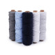Șnur de bumbac macrame ø3 mm - Gri foarte deschis (50 Metri) Șnur de bumbac macrame ø3 mm - Gri foarte deschis (50 Metri)