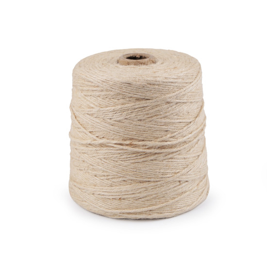 Sfoară de iută ø3 mm - Ecru (1 Bucată) Sfoară de iută ø3 mm - Ecru (1 Bucată)