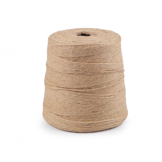 Sfoară de iută ø3 mm - Ecru (1 Bucată) Sfoară de iută ø3 mm - Ecru (1 Bucată)
