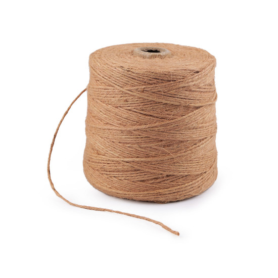 Sfoară de iută ø3 mm - Ecru (1 Bucată) Sfoară de iută ø3 mm - Ecru (1 Bucată)