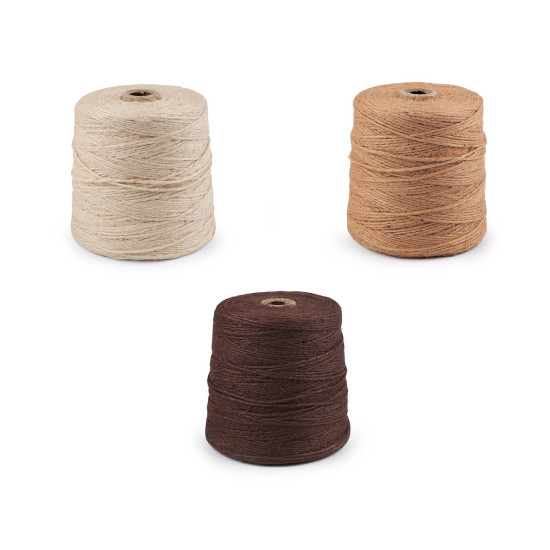 Sfoară de iută ø3 mm - Ecru (1 Bucată) Sfoară de iută ø3 mm - Ecru (1 Bucată)