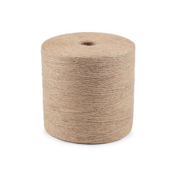 Sforă de iută ø1 mm pentru tricotat genți și decorațiuni - Maro natural (1 Bucată)