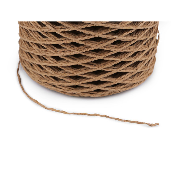 Rafie tricotat genti - natural ø1,5 mm - Natural deschis (4 Bucăți) Rafie tricotat genti - natural ø1,5 mm - Natural deschis (4 Bucăți)